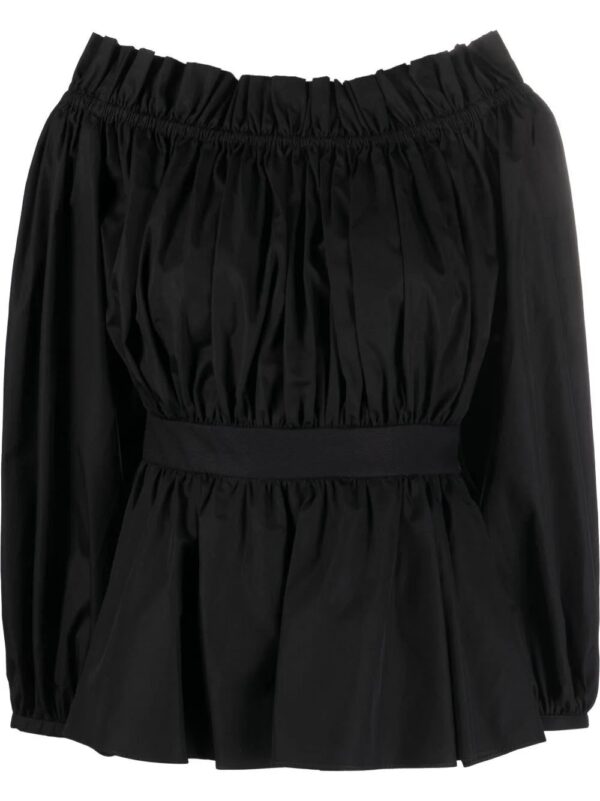 Alexander McQueen  off-shoulder peplum blouse