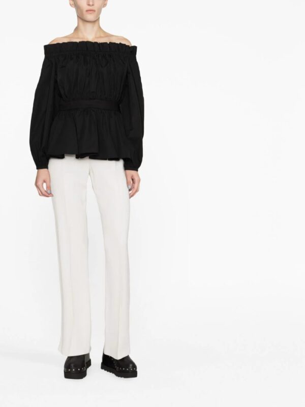Alexander McQueen  off-shoulder peplum blouse - Image 2