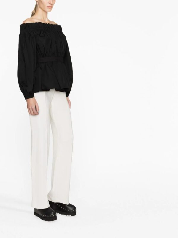 Alexander McQueen  off-shoulder peplum blouse - Image 4