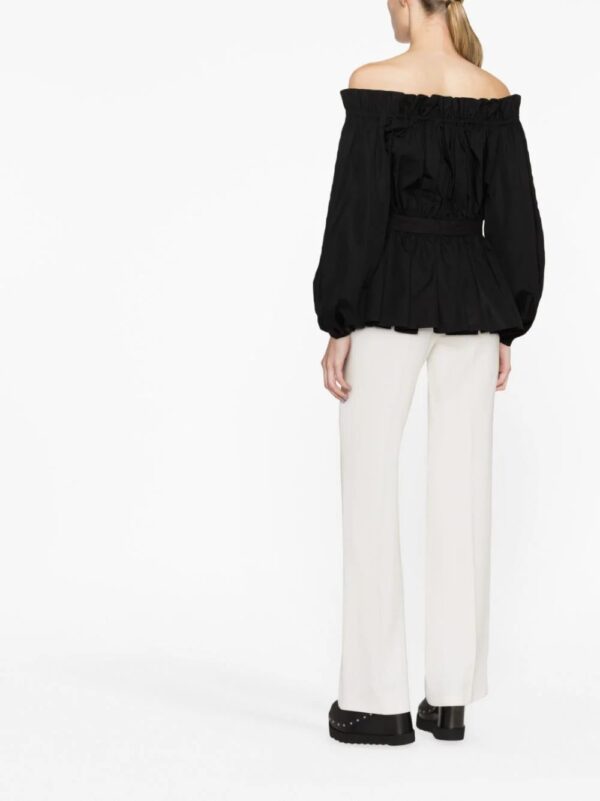 Alexander McQueen  off-shoulder peplum blouse - Image 3