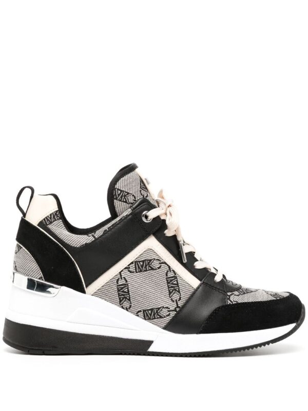 Michael Kors Georgie jacquard wedge sneakers