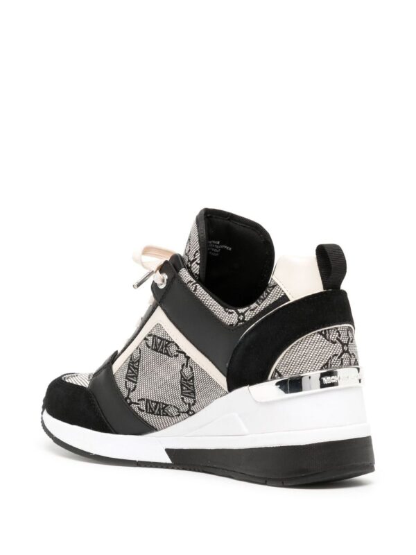 Michael Kors Georgie jacquard wedge sneakers - Image 3