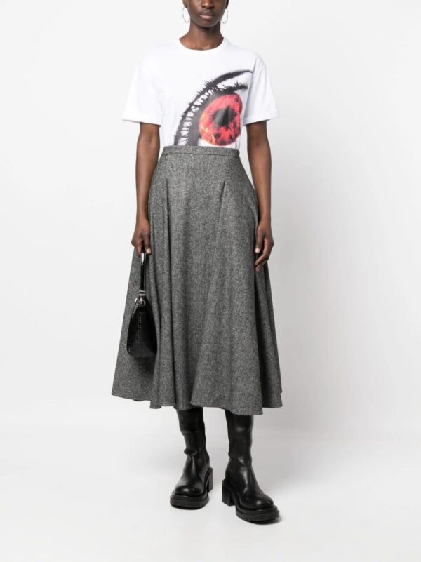 Alexander McQueen  eye-print cotton T-shirt - Image 2