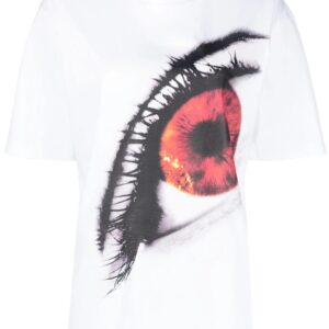 Alexander McQueen  eye-print cotton T-shirt