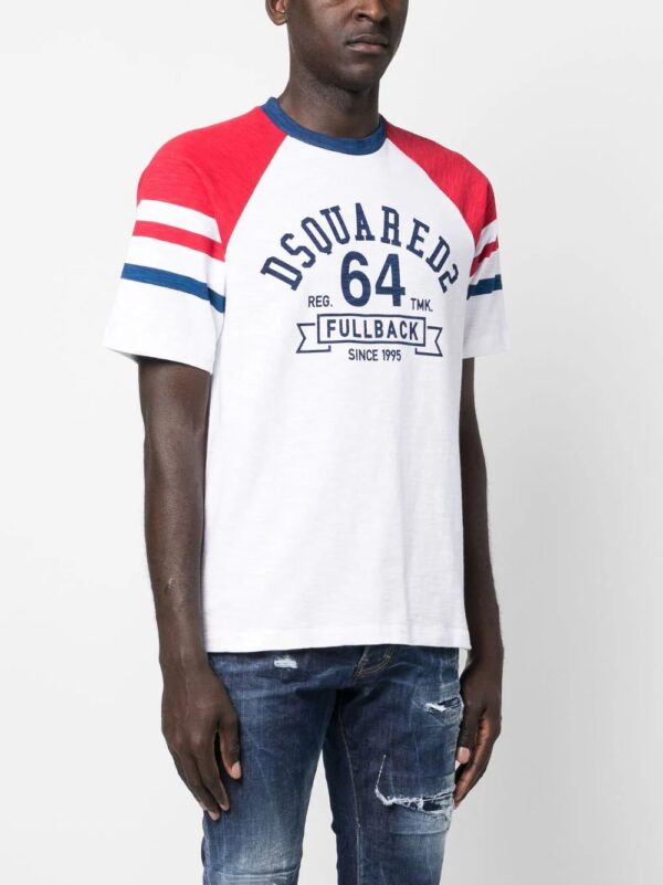 Dsquared2  colour-block logo T-shirt - Image 3