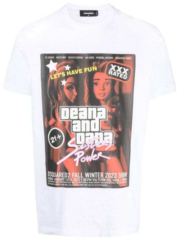 DSQUARED2  graphic-print cotton T-shirt