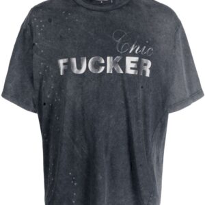 Dsquared2 graphic-print distressed T-shirt