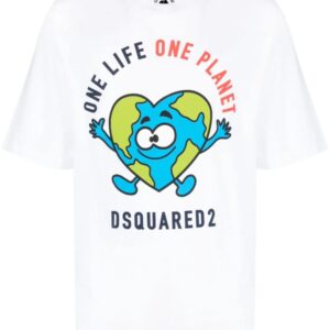 Dsquared2 graphic slogan-print T-shirt