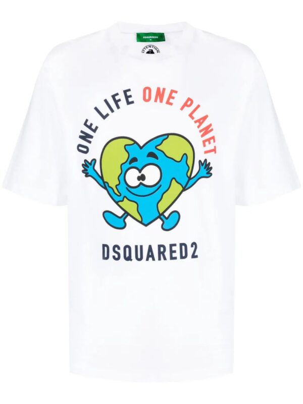 Dsquared2  graphic slogan-print T-shirt