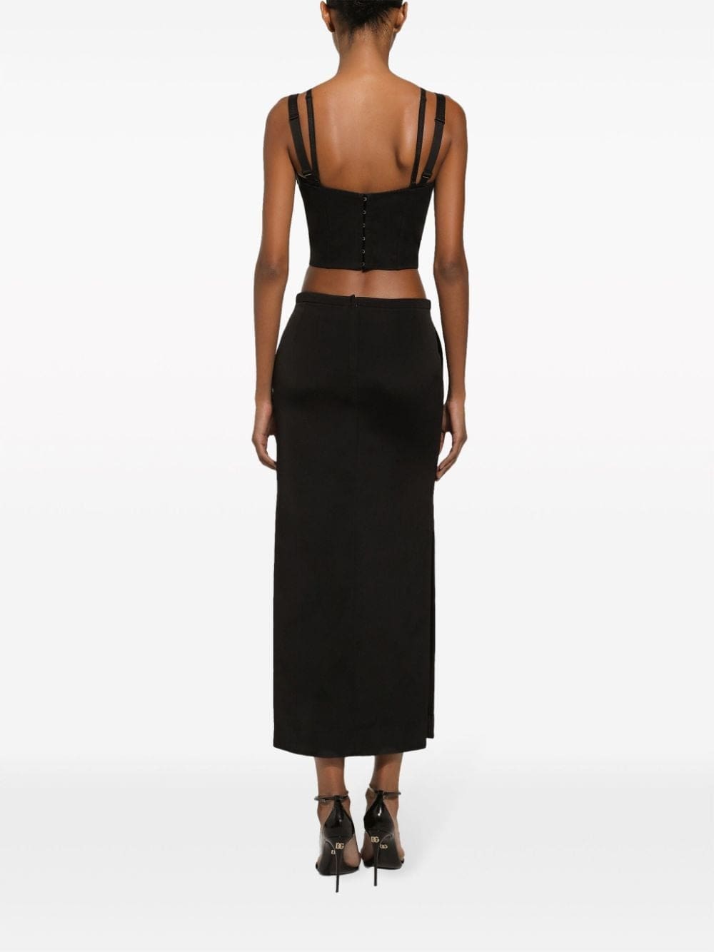 Dolce & Gabbana crystal-embellished crop top - Image 4