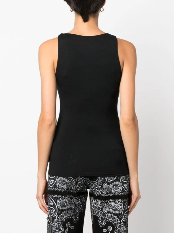 Philipp Plein  logo-patch tank top - Image 4