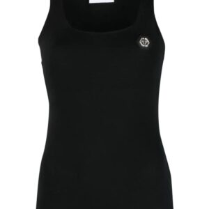 Philipp Plein logo-patch tank top