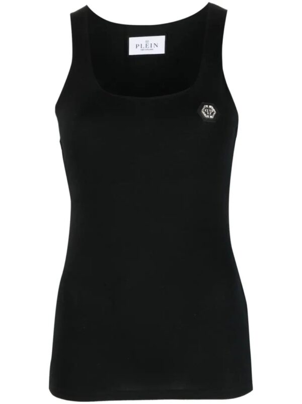 Philipp Plein  logo-patch tank top