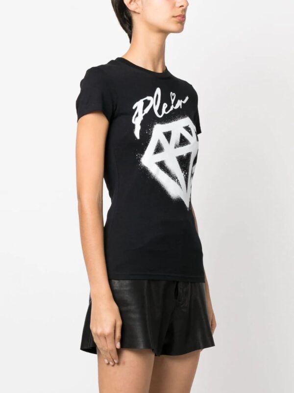 Philipp Plein  graffiti logo-print T-shirt - Image 3