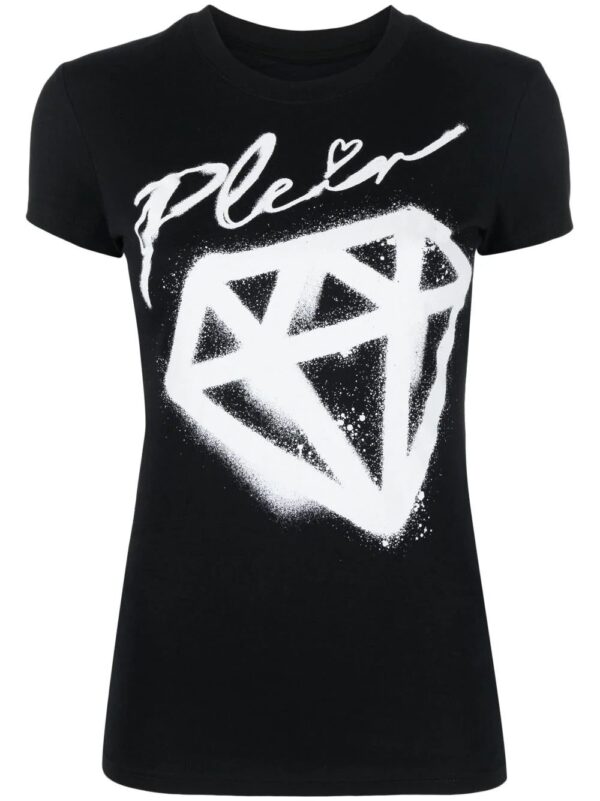 Philipp Plein  graffiti logo-print T-shirt