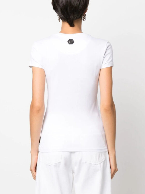 Philipp Plein  love-print short-sleeve T-shirt - Image 4