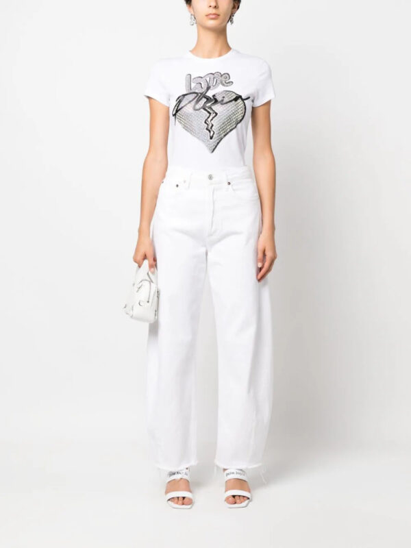 Philipp Plein  love-print short-sleeve T-shirt - Image 2