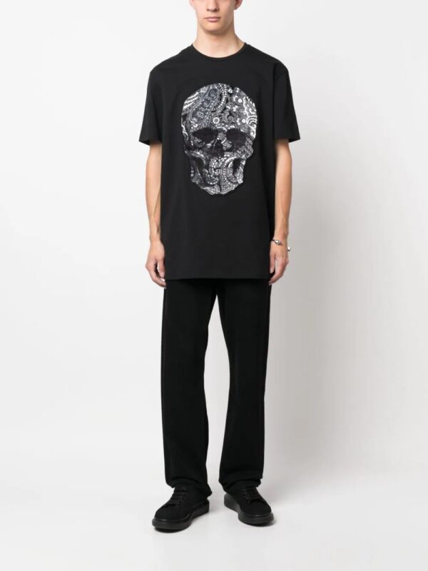 Philipp Plein  SS Paisley Skull T-shirt - Image 2