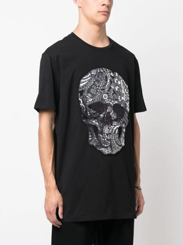 Philipp Plein  SS Paisley Skull T-shirt - Image 3