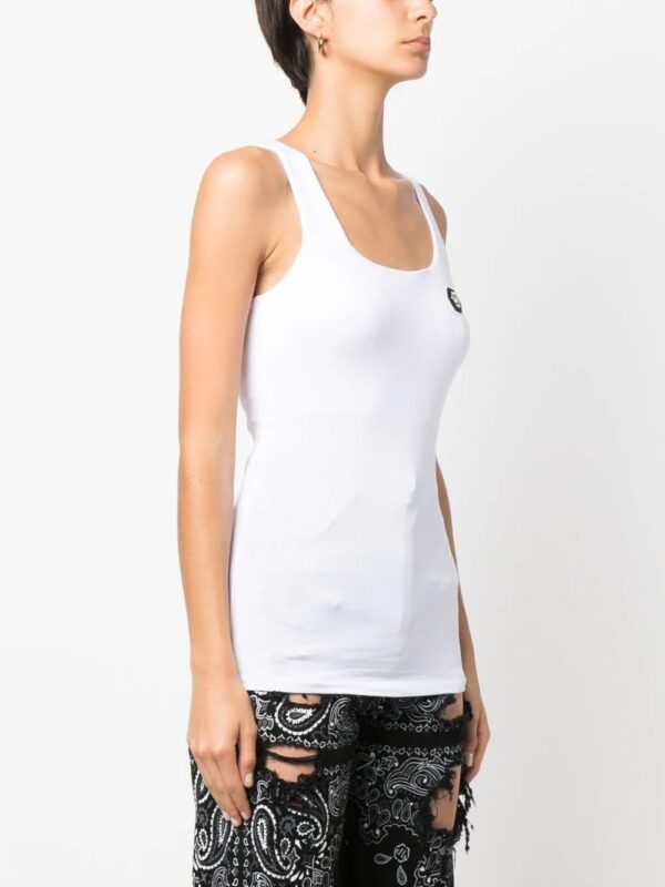 Philipp Plein  logo-patch tank top - Image 3