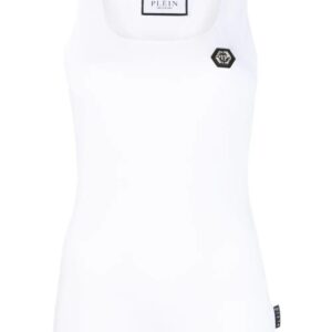 Philipp Plein logo-patch tank top