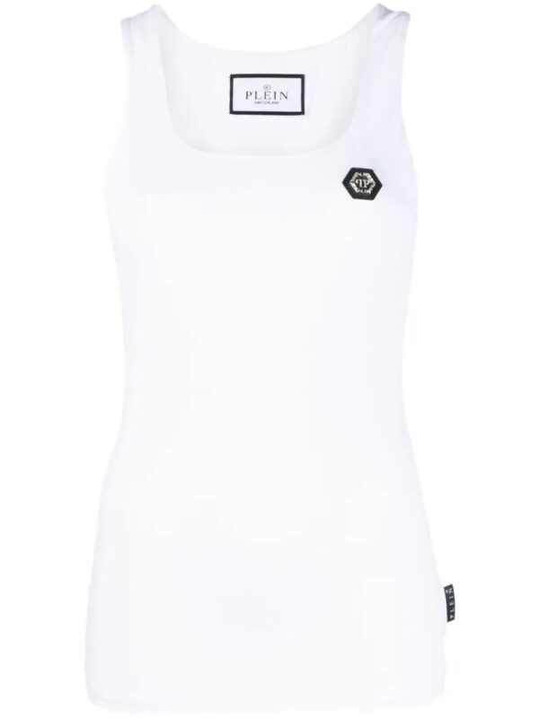 Philipp Plein  logo-patch tank top