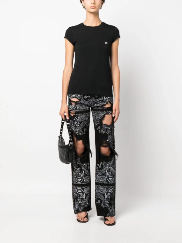 Philipp Plein  logo-patch T-shirt - Image 2