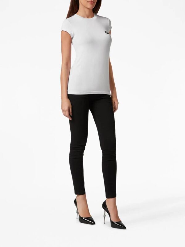 Philipp Plein  logo-patch cotton T-shirt - Image 2