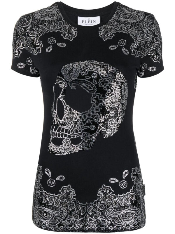 Philipp Plein  bandana rhinestone-embellished T-shirt