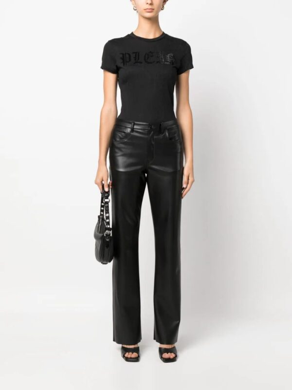Philipp Plein  rhinestone-logo snake-print T-shirt - Image 2