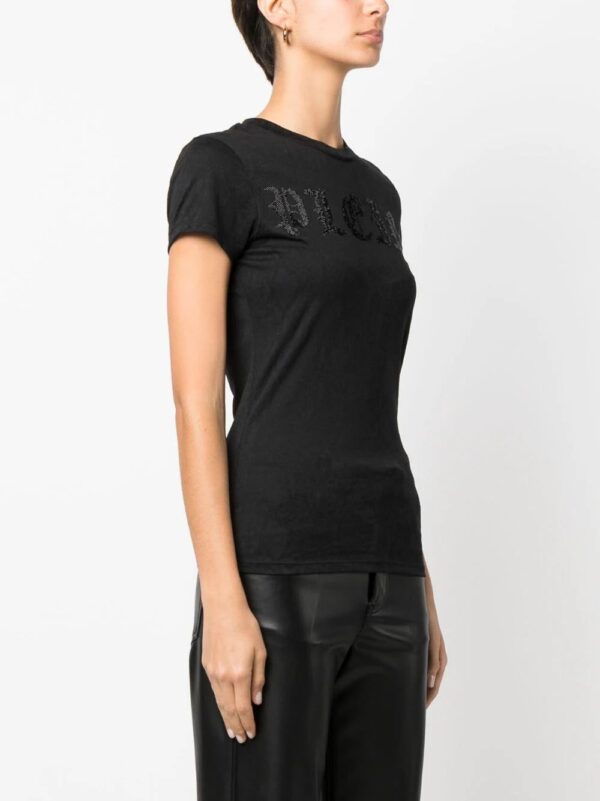 Philipp Plein  rhinestone-logo snake-print T-shirt - Image 3