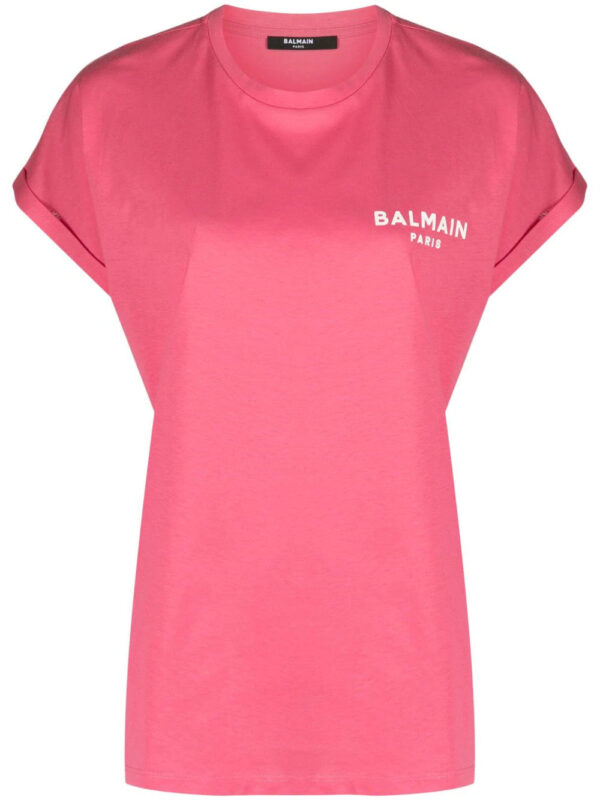 Balmain  logo-print cotton T-shirt