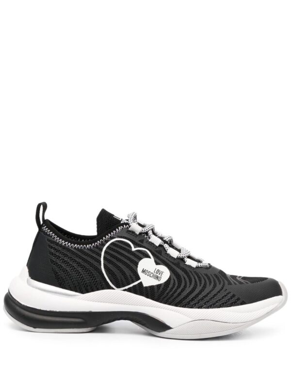 Love Moschino heart-print low-top sneakers