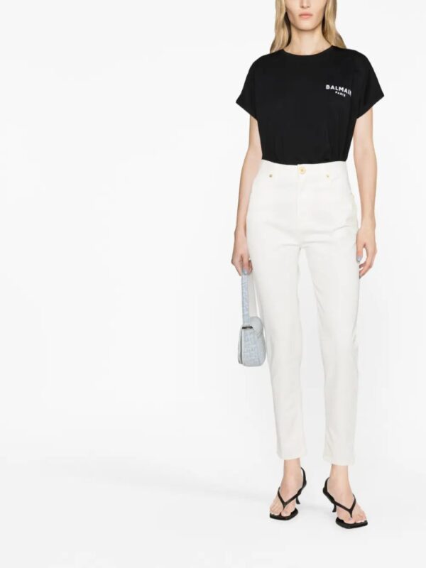 Balmain  logo-print cotton T-shirt - Image 2