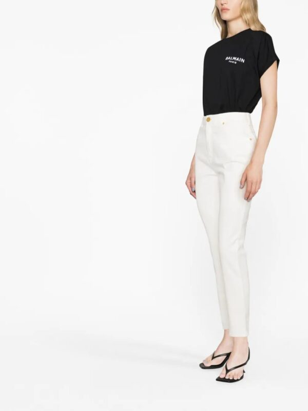 Balmain  logo-print cotton T-shirt - Image 4