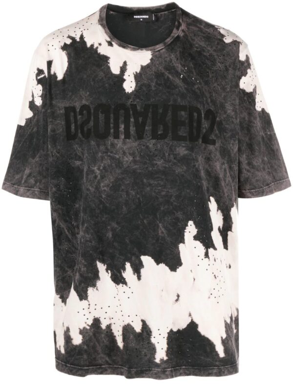Dsquared2  logo-print tie-dye T-shirt