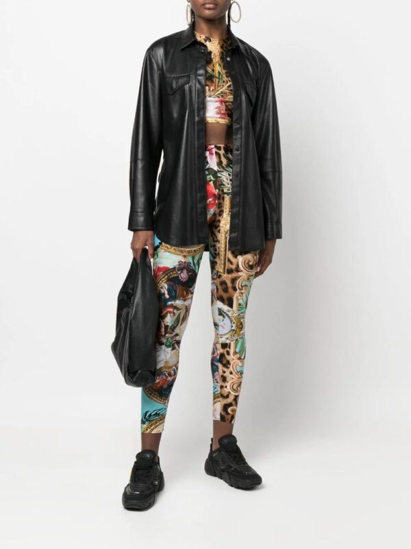 Philipp Plein  Baroque Flowers cropped top - Image 2