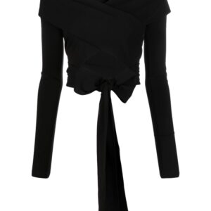 Dolce & Gabbana cut-out wrap top