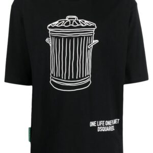 Dsquared2 graphic-print organic cotton T-shirt