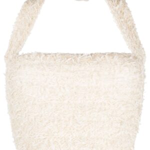 Balmain  square-neck tweed crop top