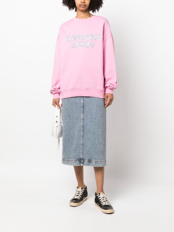 MOSCHINO JEANS  washed-denim midi skirt - Image 2