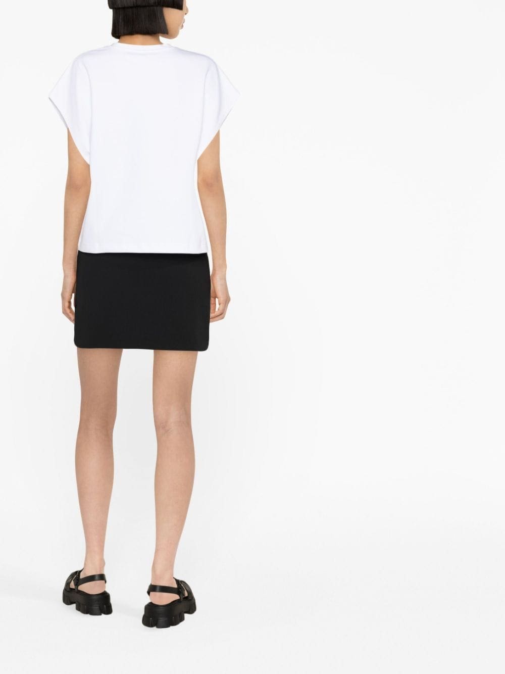 Dolce & Gabbana logo-embroidered cotton T-shirt - Image 3