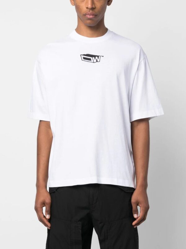 Off-White  logo-print cotton T-shirt - Image 3