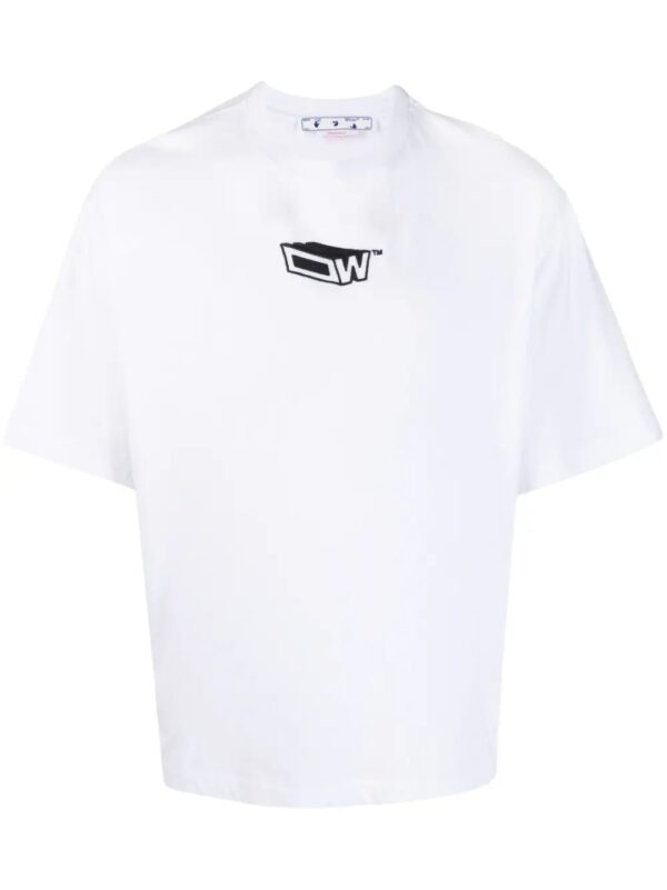 Off-White  logo-print cotton T-shirt