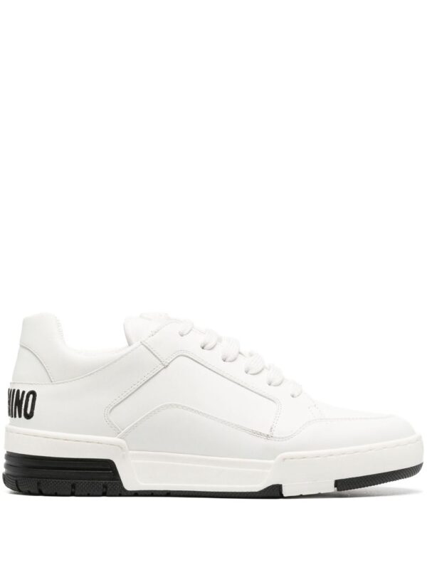 Moschino logo-embroidered  low-top sneakers