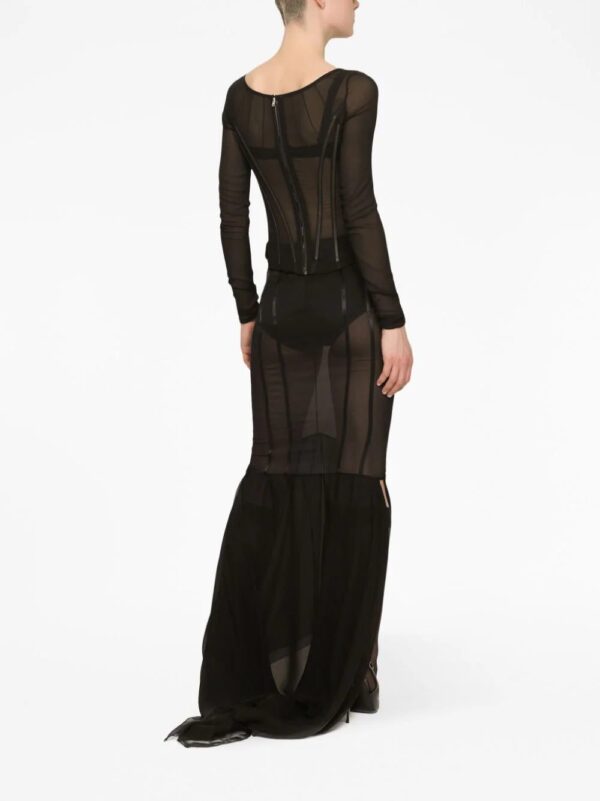 Dolce & Gabbana  draped mermaid maxi skirt - Image 3