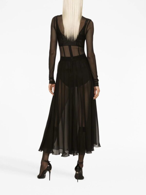 Dolce & Gabbana  high-waisted pleated midi skirt - Image 4