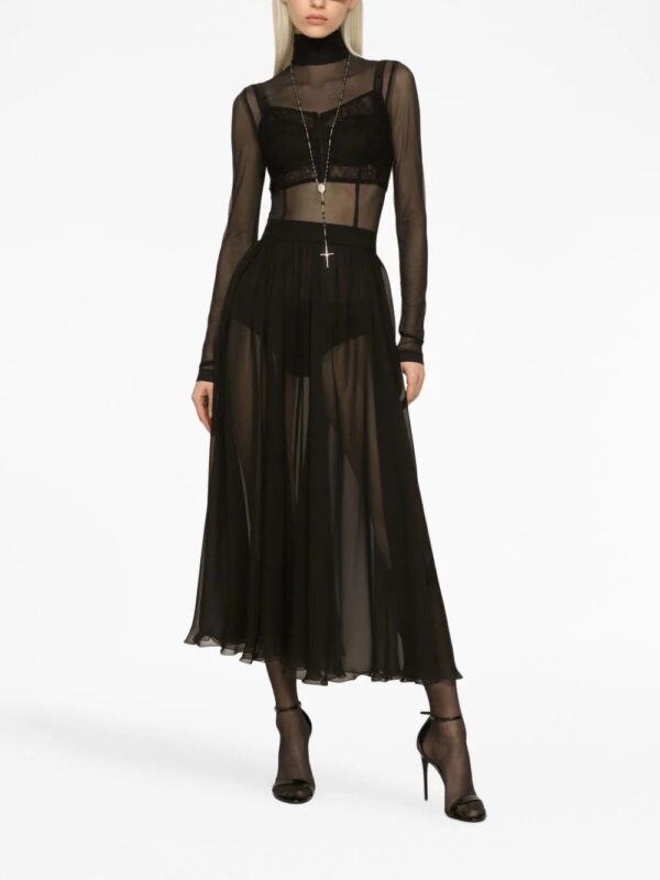 Dolce & Gabbana  high-waisted pleated midi skirt - Image 2