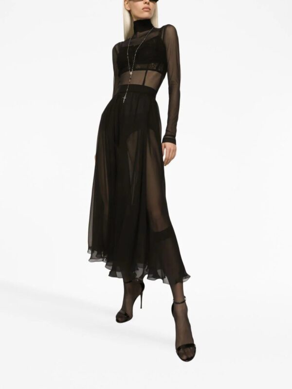 Dolce & Gabbana  high-waisted pleated midi skirt - Image 3