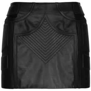 Dolce & Gabbana  mid-rise nappa miniskirt
